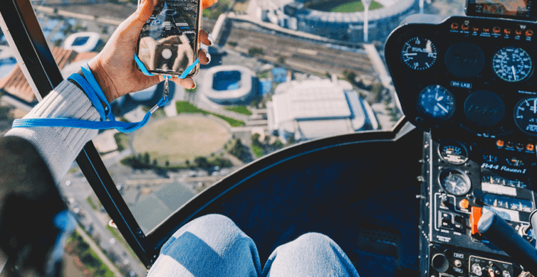 Helicopter Flight Over Melbourne